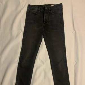 Fidelity Women’s Denim Rev Size 24 Mid Rise Straight Blue Jeans
